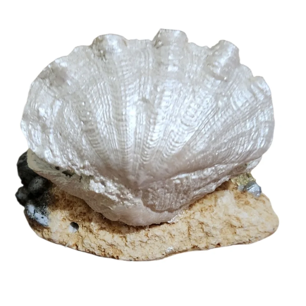 Top Fin Treasure Clamshell Aquarium Dècor Ornament